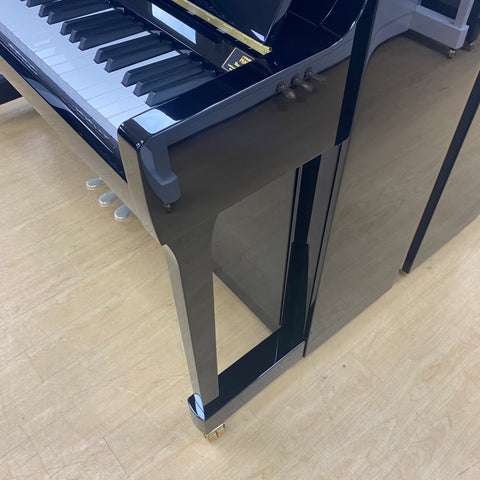 K-300-EP,K-300SL-EP - Kawai K300 upright piano Polished Ebony, Chrome Fittings