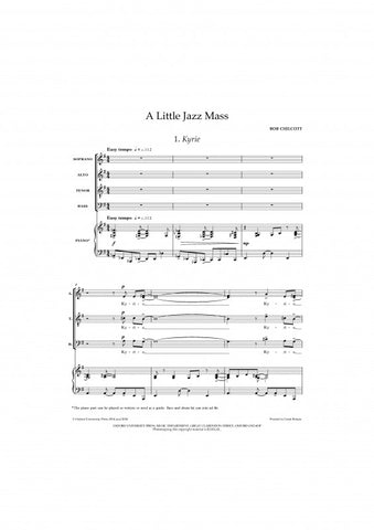 OUP-3356177 - Chilcott A Little Jazz Mass: SATB vocal score Default title