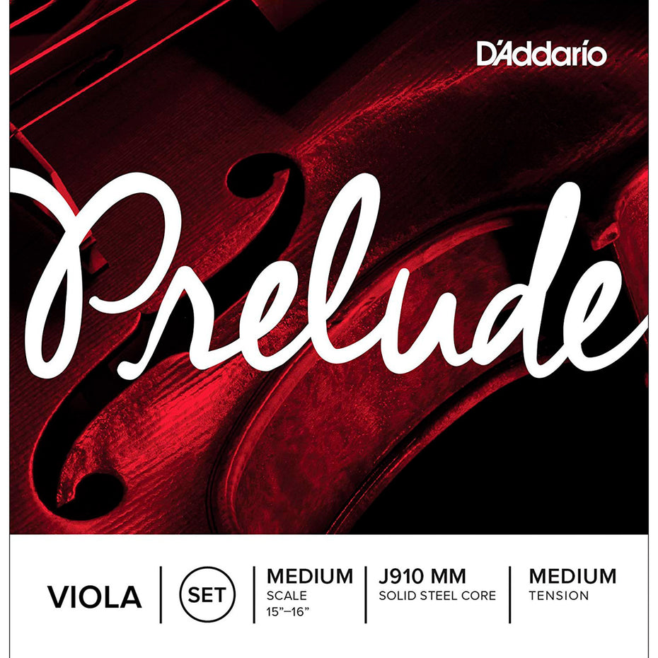 J910M-MM - D'Addario Prelude viola string set 15-16 inch