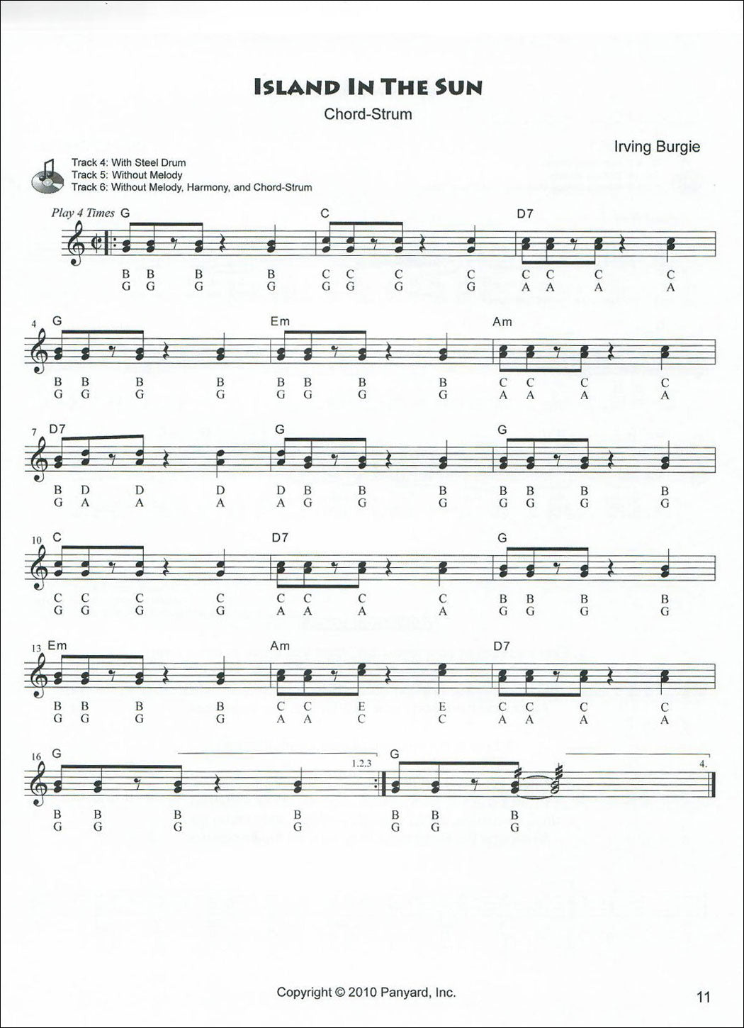JJ5513 - Jumbie Jam - Island Fun Song Book 1 A1