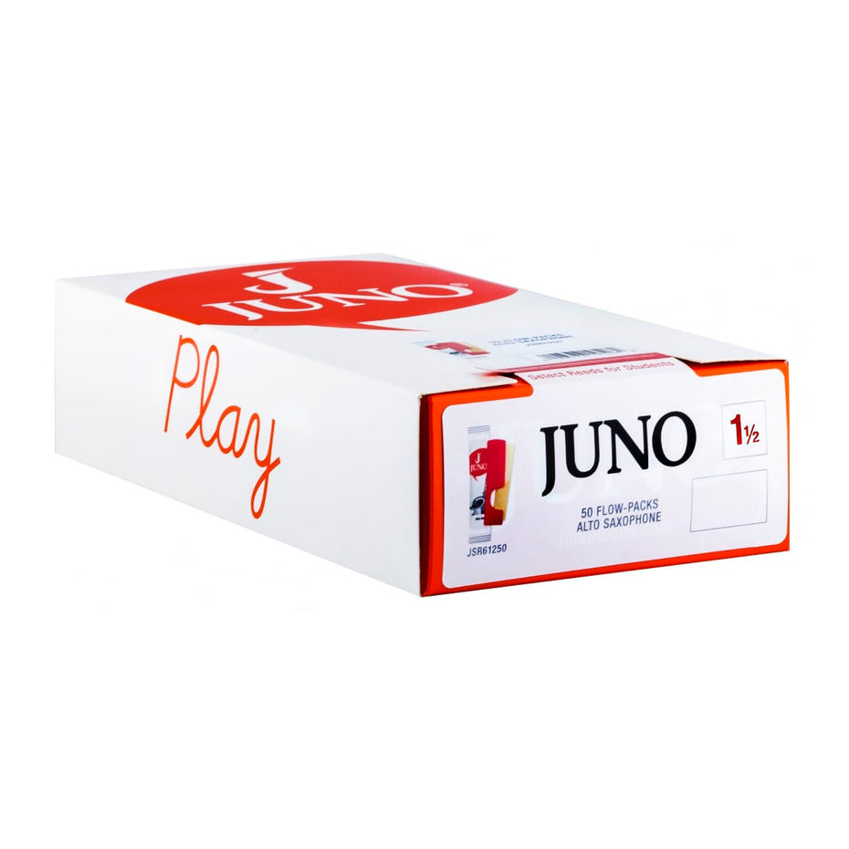 JSR61-15-50 - Juno box of 50 x Eb alto saxophone reeds 1.5 (box of 50)