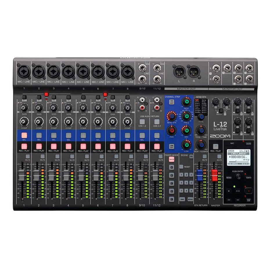 L-12 - Zoom Livetrak L-12 digital mixer and recorder Default title