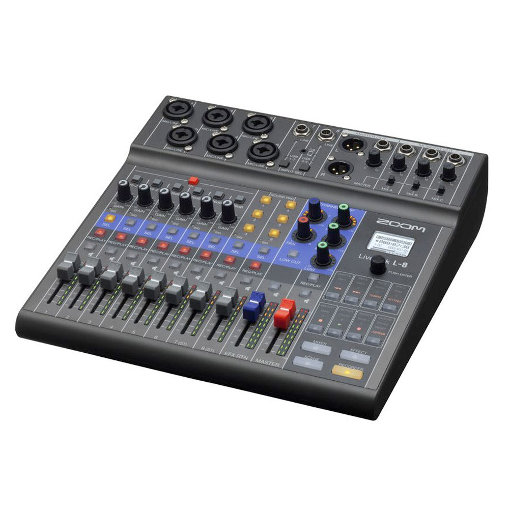 L-8 - Zoom Livetrak L-8 digital mixer and recorder A1