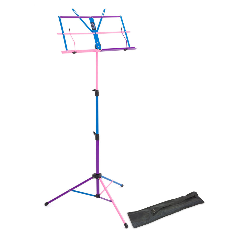 LMS02-MX - Lawrence lightweight folding music stand Mixed colours