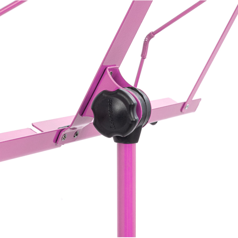 LMS02-PK - Lawrence lightweight folding music stand Pink