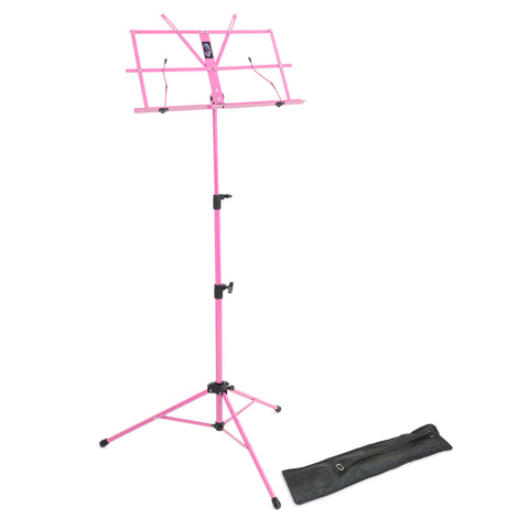 LMS02-PK - Lawrence lightweight folding music stand Pink