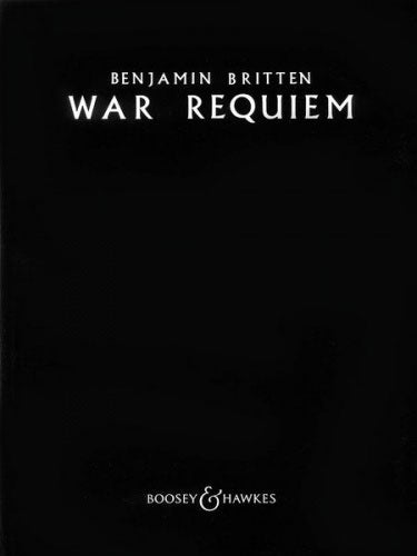 M060015564 - Britten War Requiem Op 66 Full Vocal Score Default title