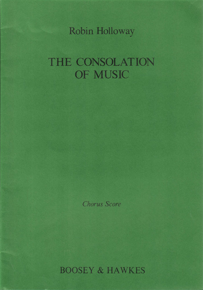 M060060434 - The Consolation of Music Op 38 / 1 - chorus score Default title