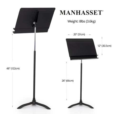 MAN5006,MAN5001 - Manhasset Orchestral music stand Box of 6