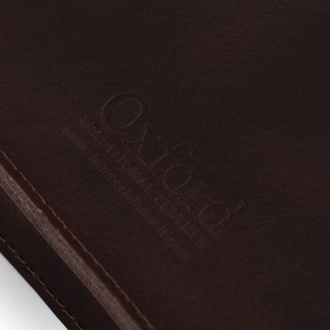 MC2-CA - Oxford Traditional leather premium music case Cacoa