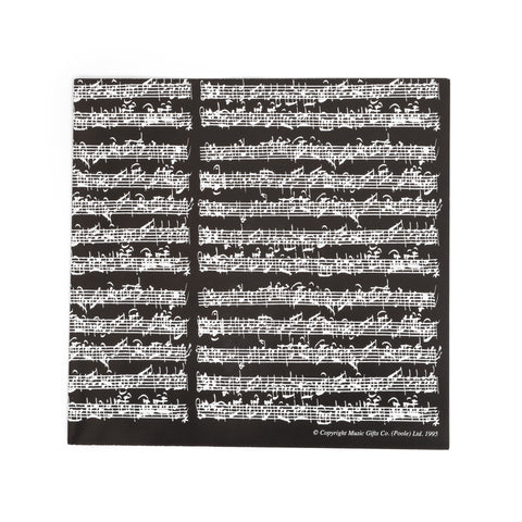 MGC-GWS02-5PK - Bach manuscript gift wrapping paper - pack of 5 sheets Default title