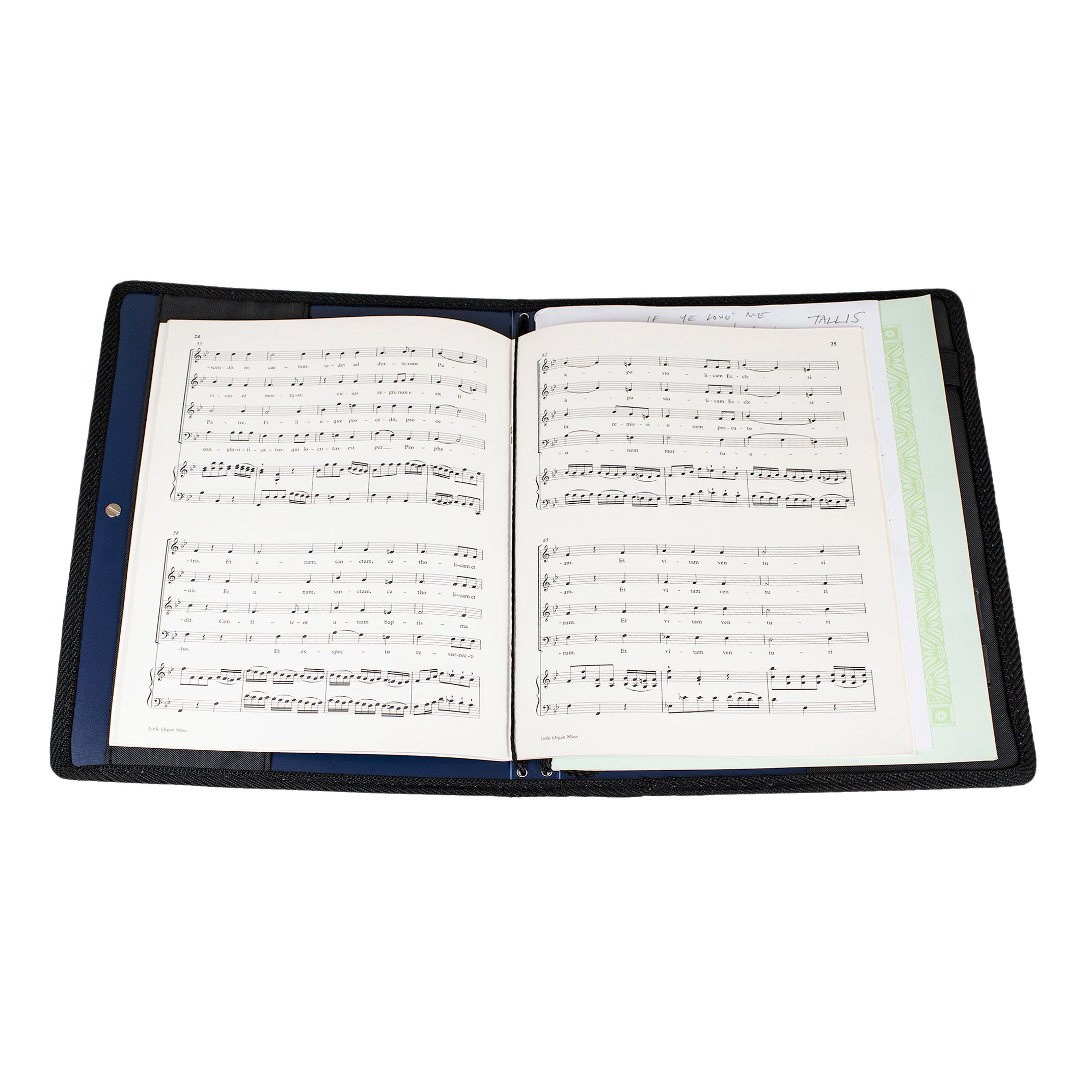 MP11630-BL - Choral music folder Navy blue / A1