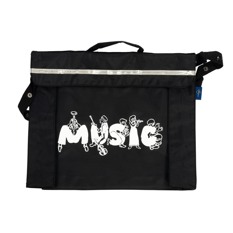 MP11741-BK - Primo music bag with musician design Black