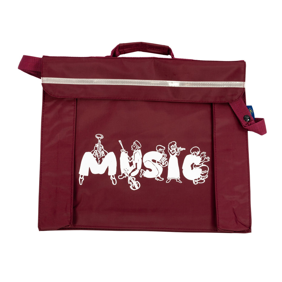 MP11741-BY - Primo music bag with musician design Burgundy
