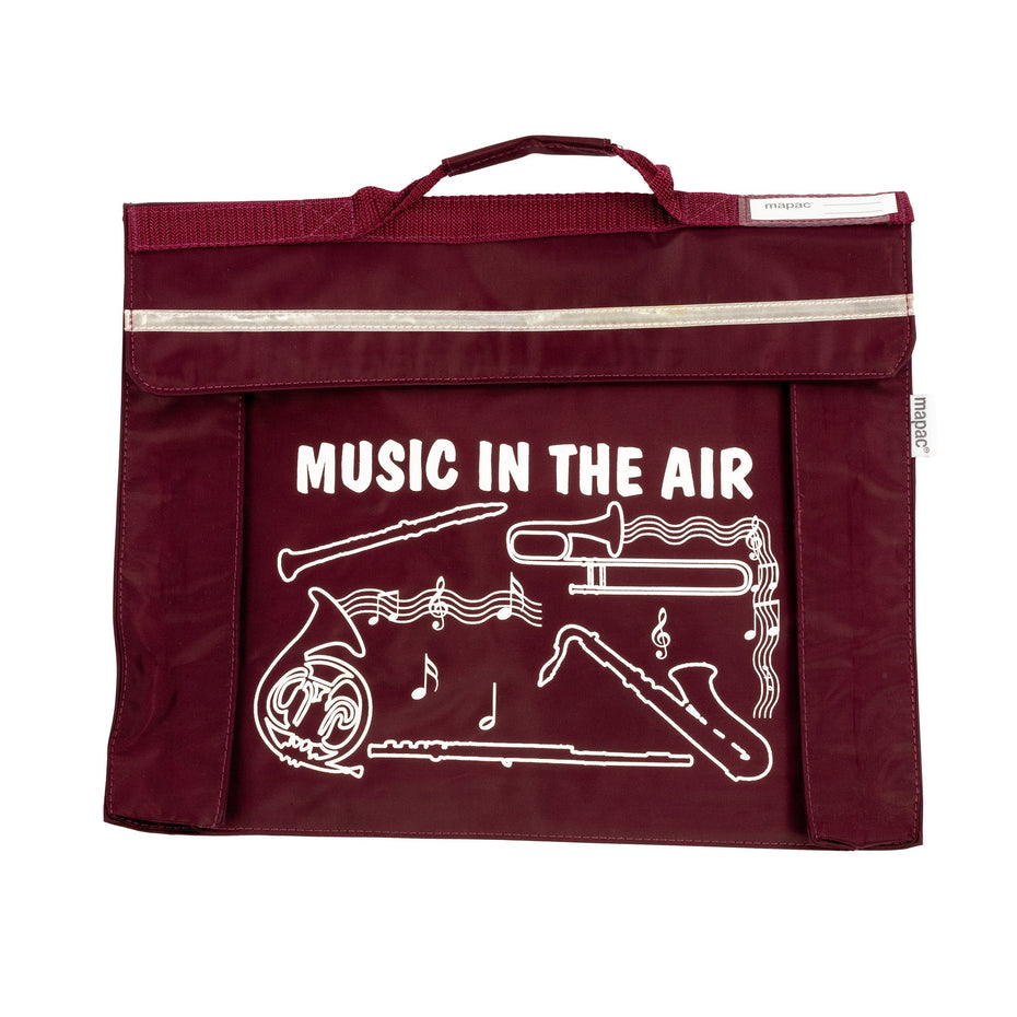 MP11781-BY - Primo music bag with 'Music in the air' design Burgundy