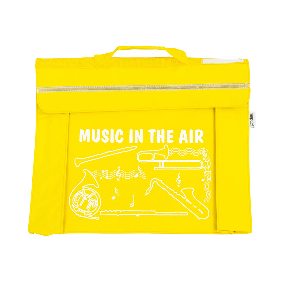 MP11781-YW - Primo music bag with 'Music in the air' design Yellow