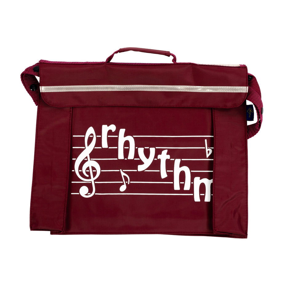 MP11782-BY - Primo music bag with 'Rhythm' design Burgundy
