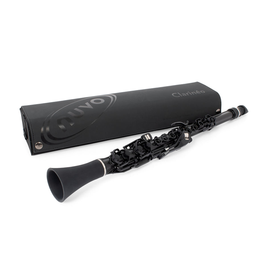 N120CLBK - Nuvo N120CL Clarineo clarinet outfit Black with silver trim