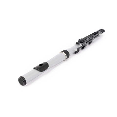 N235SFSB - Nuvo plastic student flute outfit Metallic silver