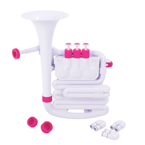 N610JHWPK - Nuvo jHorn White with pink trim