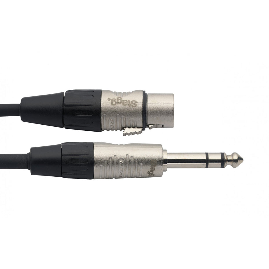 NAC3PSXFR - Stagg XLR-Jack microphone cable - 3m Default title