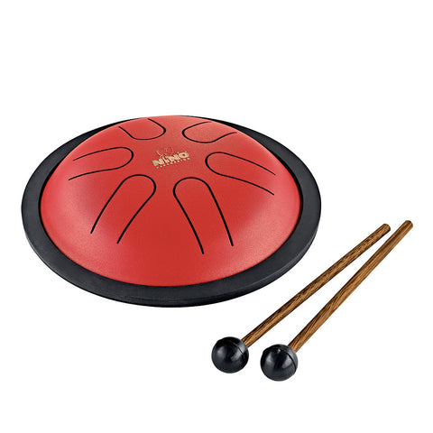 NINO980R - NINO Percussion Mini Melody Steel Tongue Drum Red