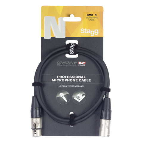 NMC20R,NMC10R,NMC6R,NMC3R,NMC1R - Stagg XLR N-series XLR microphone cable 3m