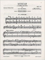 NOV090074-06 - Messiah, A Sacred Oratorio - Oboe 1 & 2 parts only (Set B) Default title