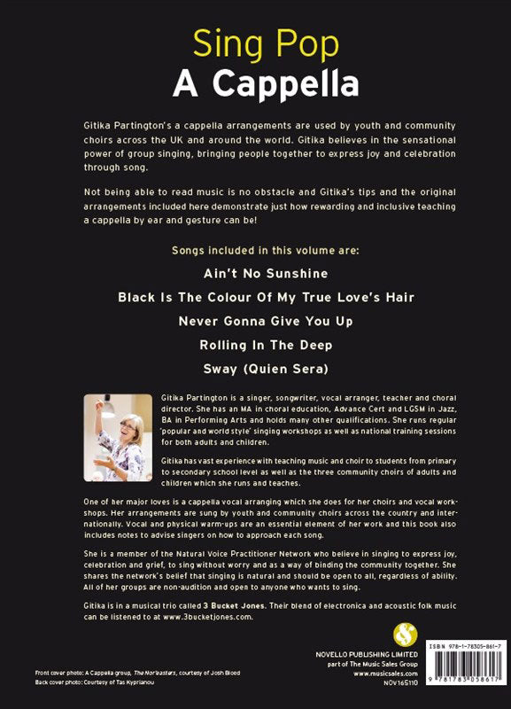 NOV165110 - Sing Pop A Cappella - Book Three (Book / Audio Download) A1