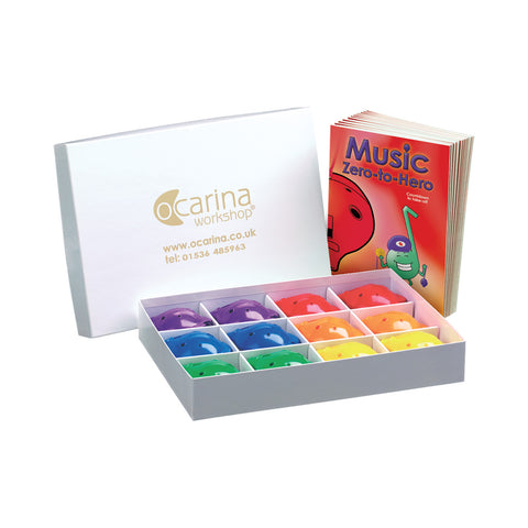 OC12-ZERO - Ocarina Workshop Music Zero-to-Hero starter box with teacher book Default title