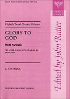 OUP-3418028 - Handel Glory to God from Messiah: Vocal score Default title