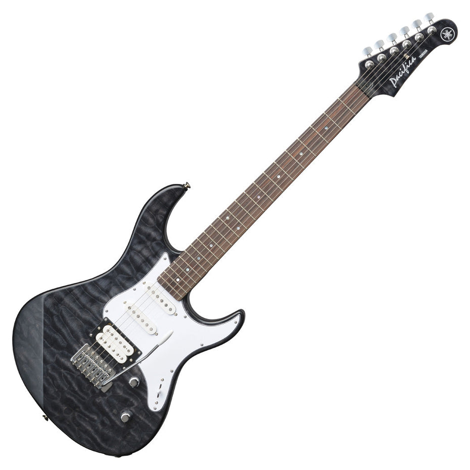 PAC212VQM-TBL - Yamaha Pacifica 212V electric guitar Translucent black
