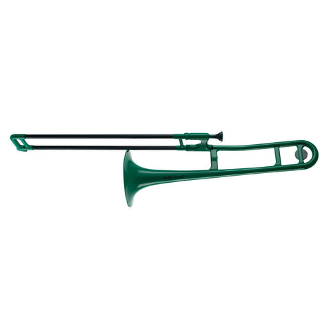 PBONE1G - pBone plastic Bb tenor trombone Green