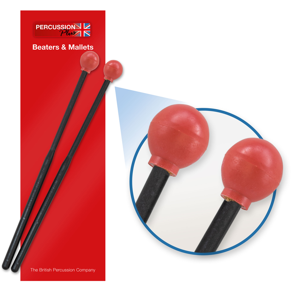PP067 - Percussion Plus PP067 rubber head beaters - hard Default title