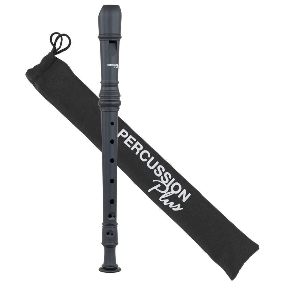 PP1618 - Percussion Plus descant recorder Matt black