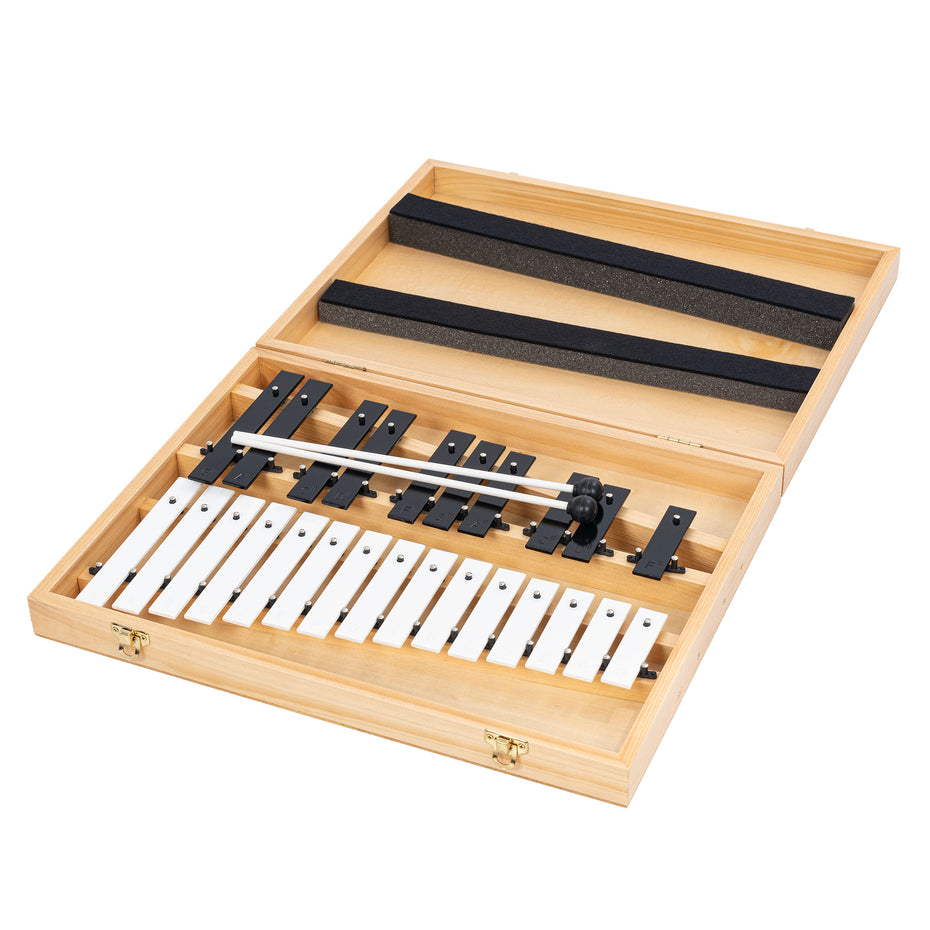PP2250 - Percussion Plus 25 note glockenspiel with 2 beaters in wooden case Default title