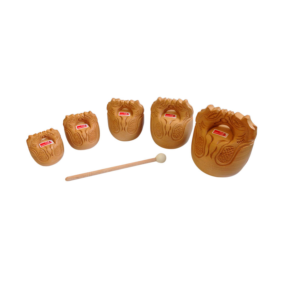 PP237 - Percussion Plus temple blocks - set of 5 Default title