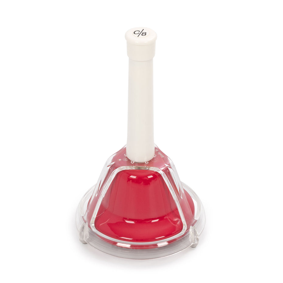 PP275-C76 - Percussion Plus PP275 combi hand bell individual note C76 (high) red