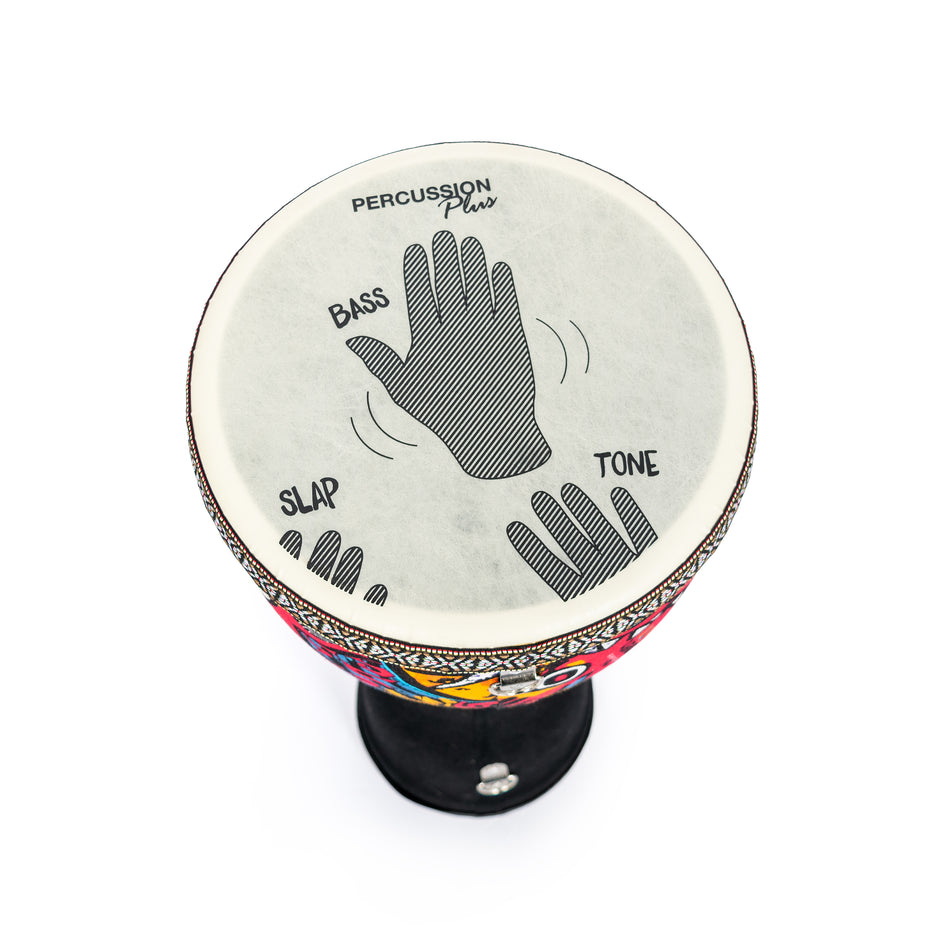 PP6632 - Percussion Plus Slap Djembe - Carnival, pre-tuned 10 inch (head)