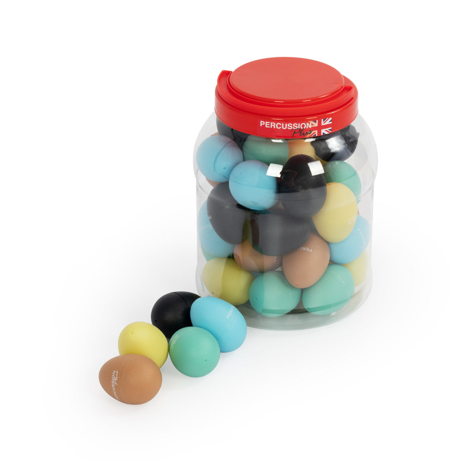 PP779 - Percussion Plus egg shakers – tub of 40 Default title