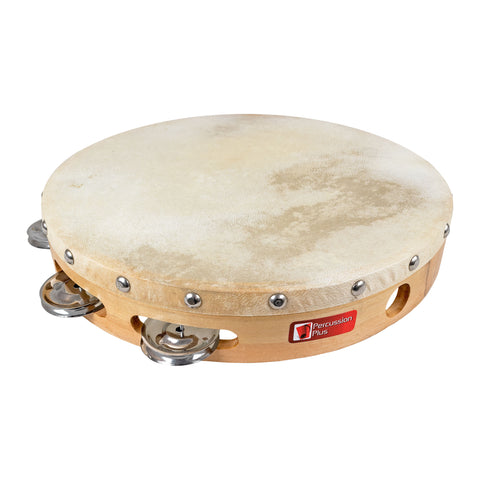 PP873 - Percussion Plus wood shell tambourine 10