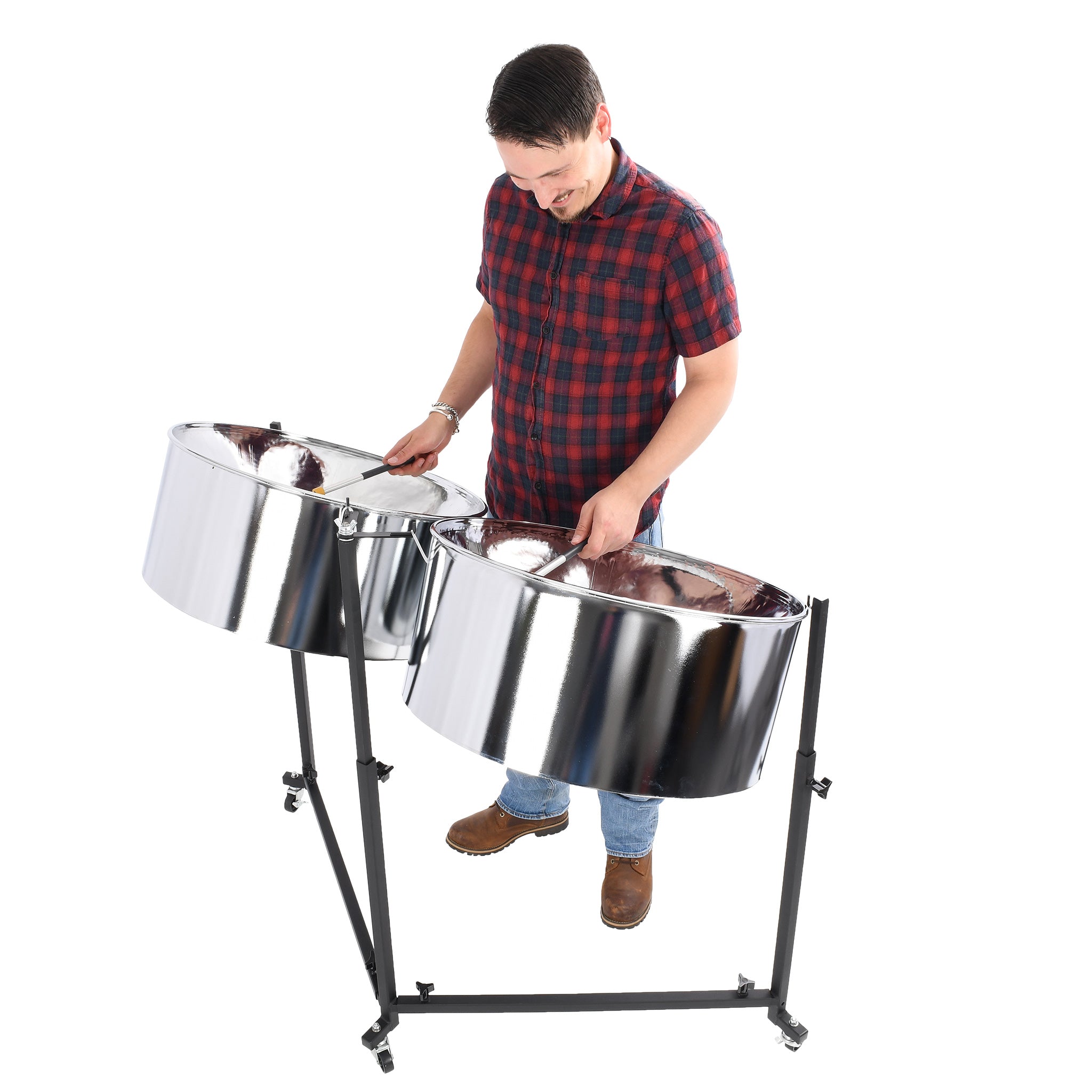 PP9105 - Percussion Plus Hammer Series double second steel pans A1