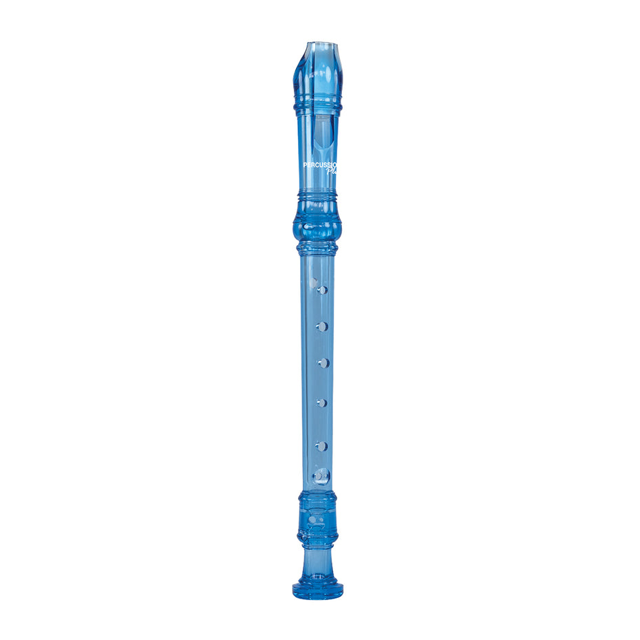 PP911 - Percussion Plus descant recorder Transparent blue