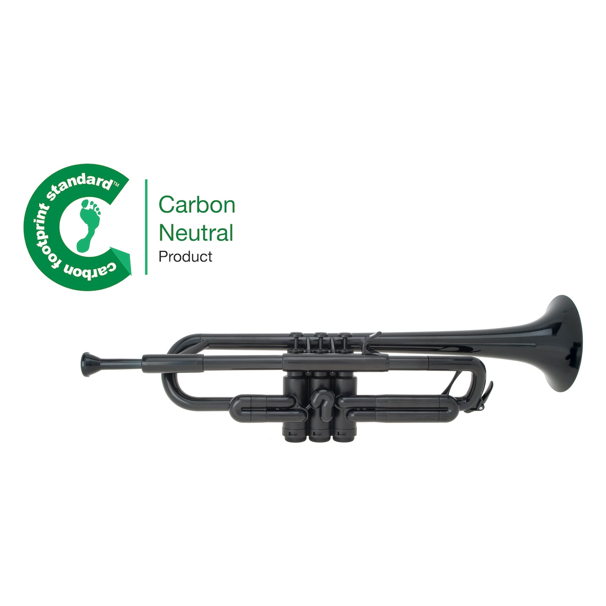 PTRUMPET-BK - pTrumpet plastic Bb trumpet outfit Black / A1