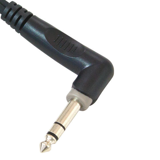 RAYC220 - Roxtone 6.35mm stereo right angle plug to 2 x 6.35mm stereo sockets Default title