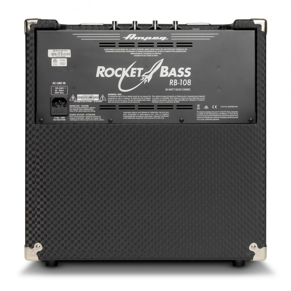 RB108UK - Ampeg Rocket bass guitar amplifier 30W