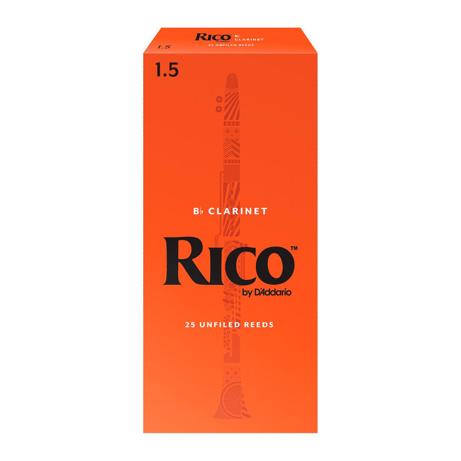 RCA2515 - Rico box of 25 x Bb clarinet reeds 1.5