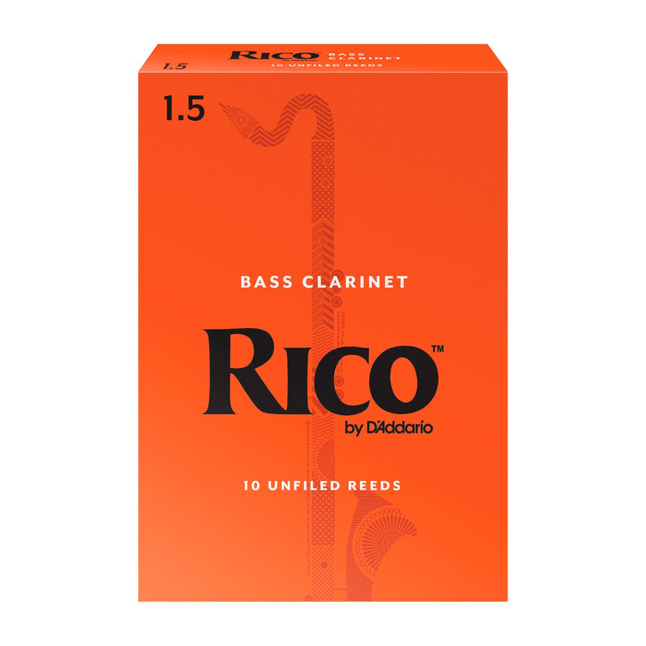 REA1015 - Rico box of 10 Bb bass clarinet reeds 1.5 (box of 10)