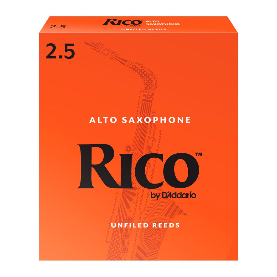 RJA0125-B250 - Rico box of 250 Eb alto saxophone reeds 2.5
