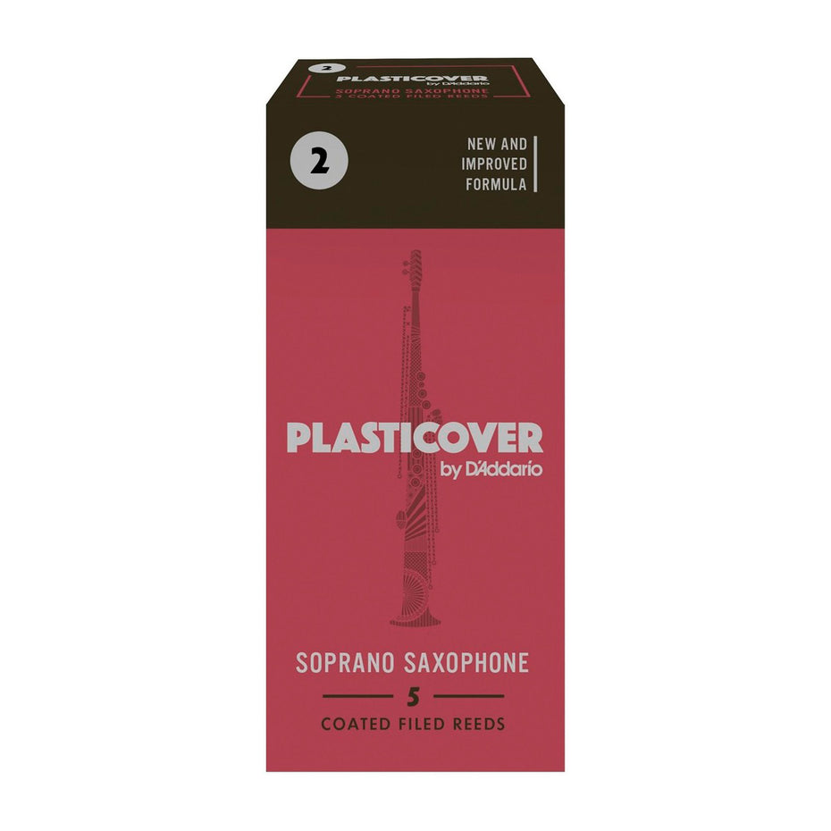 RRP05SSX200 - Rico Plasticover box of 5 x soprano saxophone reeds 2.0